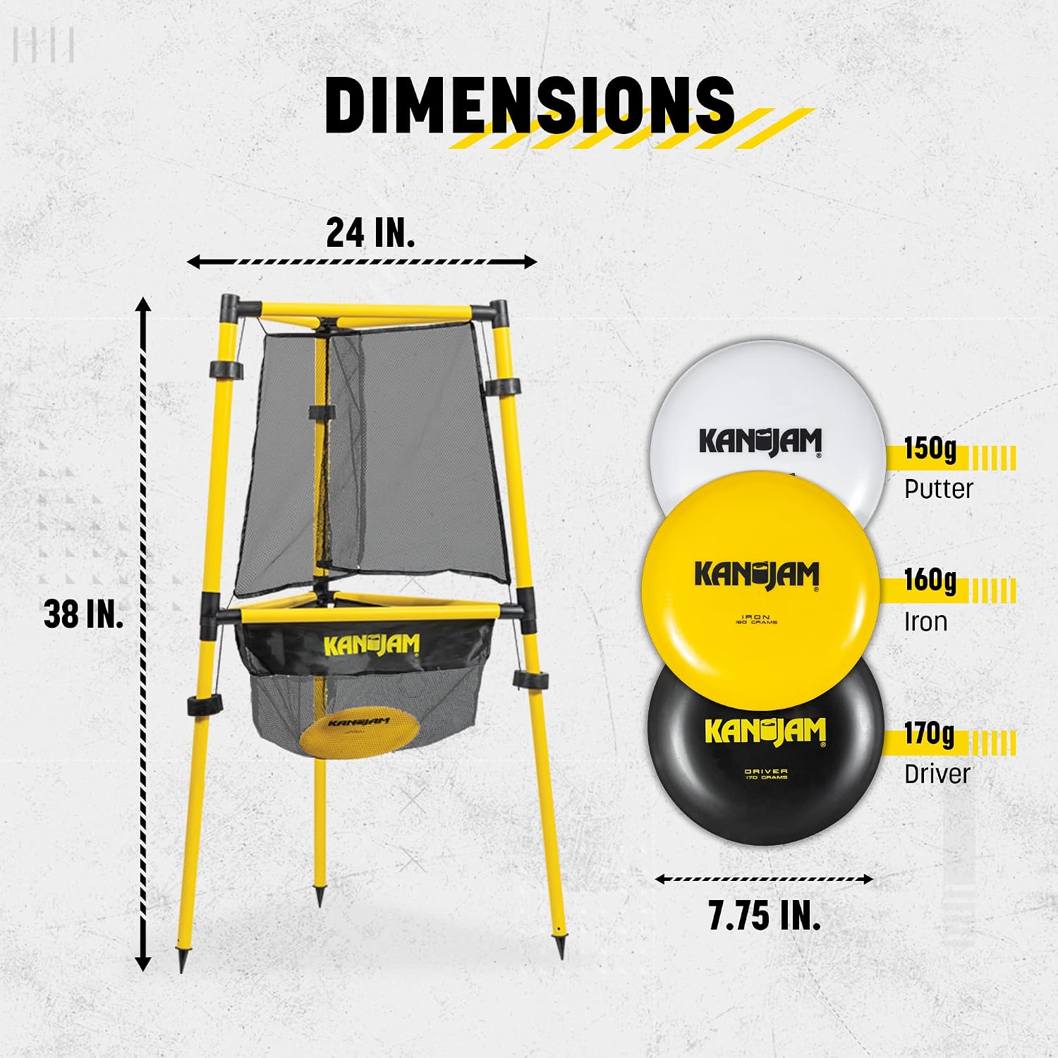 Kan Jam Disc Golf Set Amazon image 3
